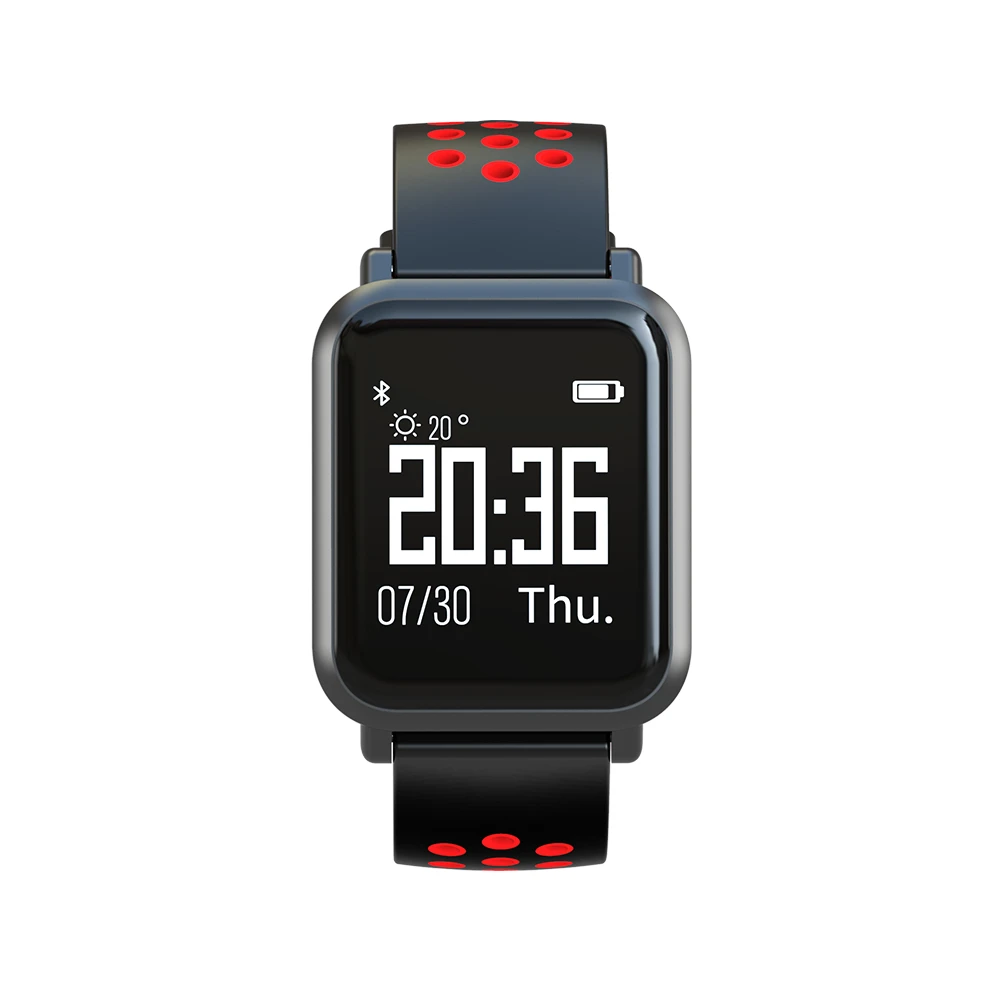 SN60 Smart band bluetooth браслет водонепроницаемый спортивные часы дышащий 0 96 дюймов