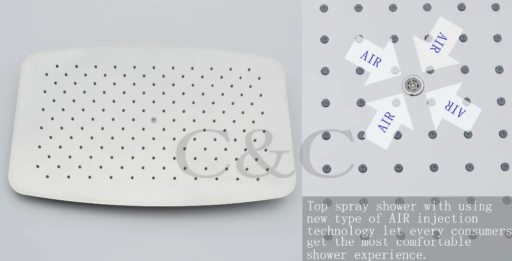 Дизайн НЛО! Ультратонкая насадка для душа из нержавеющей стали с экономией воды и