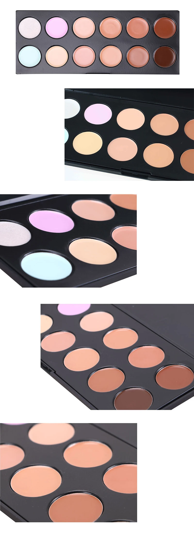 Paleta де Corretivo profissional 12 Цвет Косметическая камуфляж Корректоры для лица Палитры Уход за кожей лица Макияж Основа для макияжа лица База составляют контур комплект