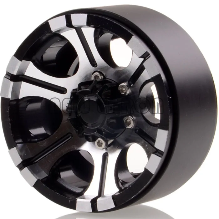 4xaluminum 1 9 &quotBeadlock обод колеса 1050 для RC Рок Гусеничный осевой SCX10 D90 1:10|beadlock wheels|beadlock