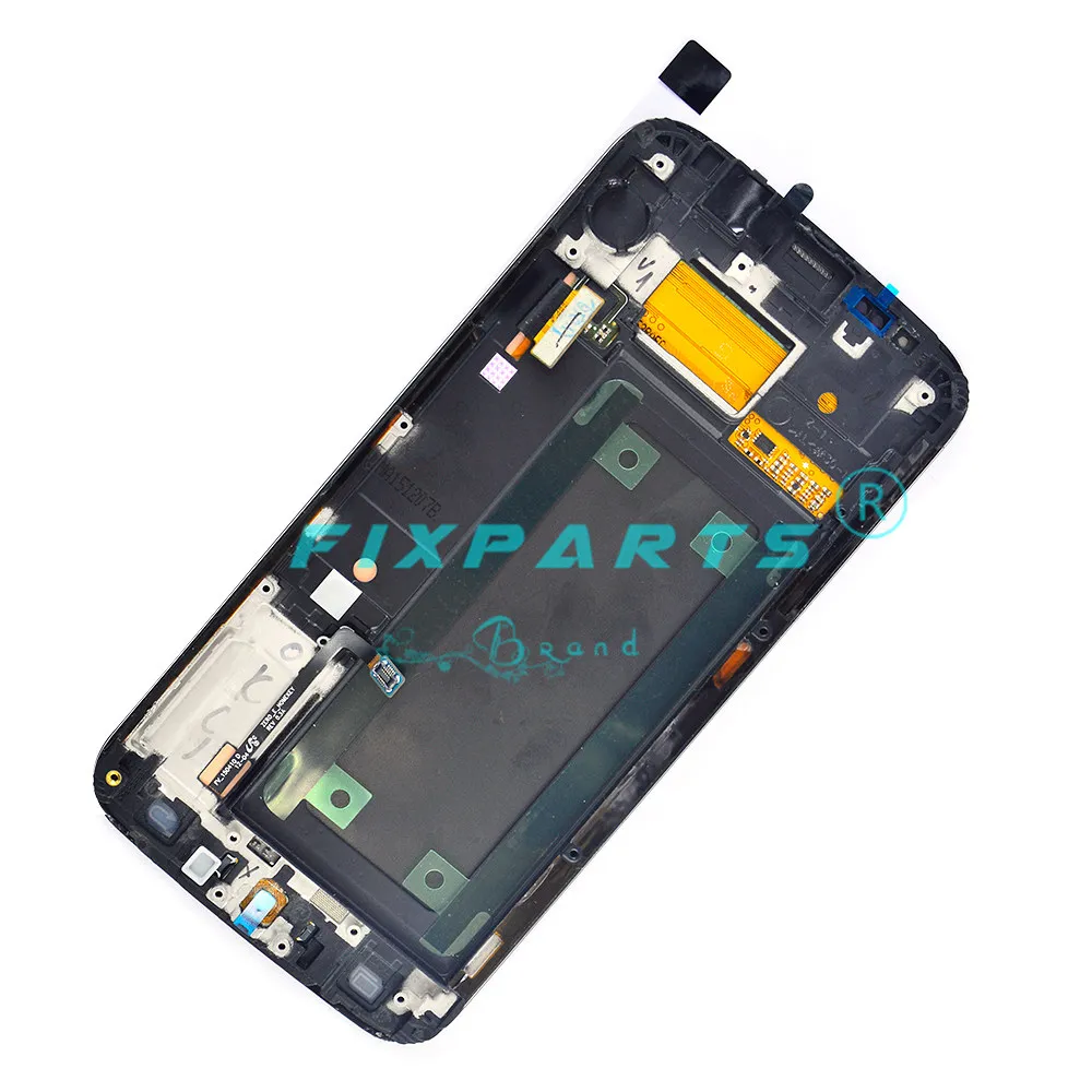 5.1для samsung Galaxy S6 Edge lcd G925 G925F SM-G925F дисплей кодирующий преобразователь сенсорного экрана в сборе с рамкой для samsung S6 Edge lcd
