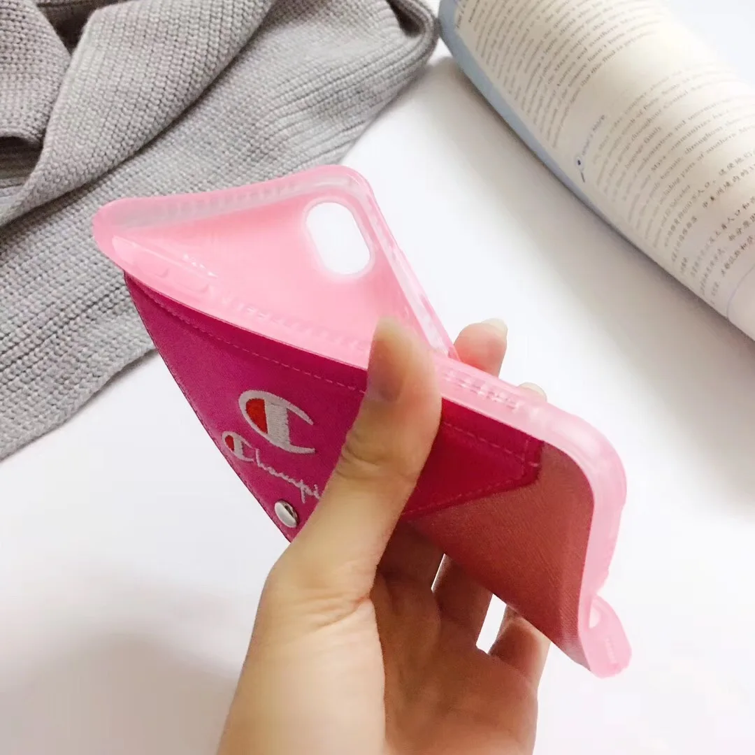 3D конверт с сердцами Дизайн чехол для iPhone 6 6s 7 8 Plus Флип кожаный бумажник задняя крышка для iPhone X 10 XR XS Max чехол для телефона