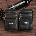 Сумка-кошелек мужская из натуральной кожи, Повседневная забавная бананка на бедро, флип-Сумка кросс-боди, забавная Сумочка на плечо