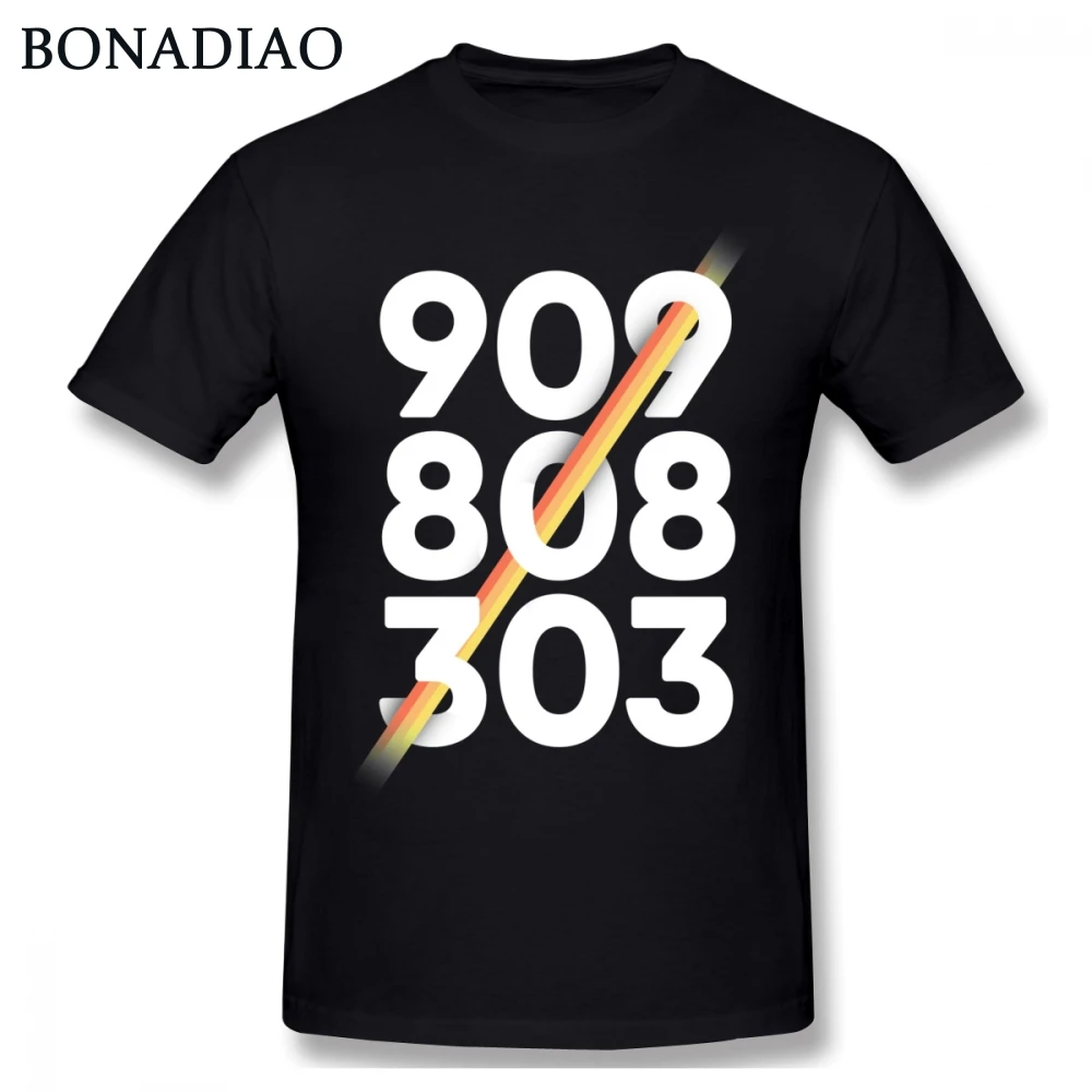 Cool 909 808 303 Acid House Drum Machine Roland Synthesizer T Shirt Vintage Fashion 100% Cotton S-6XL Tee | Мужская одежда