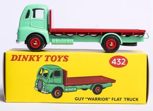 Модель автомобиля из сплава, модель и игрушка для коллекции ATLAS 143 DINKY TOYS 432 GUY WARRIOR Плоская тележка