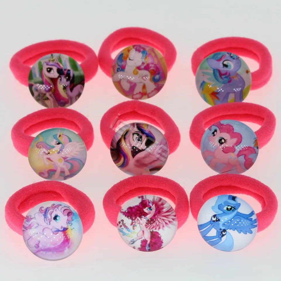 isnice 8pcs/set Korean children's hair accessories set cartoon animal horse clips all-inclusive time Gem baby safety clip | Детская