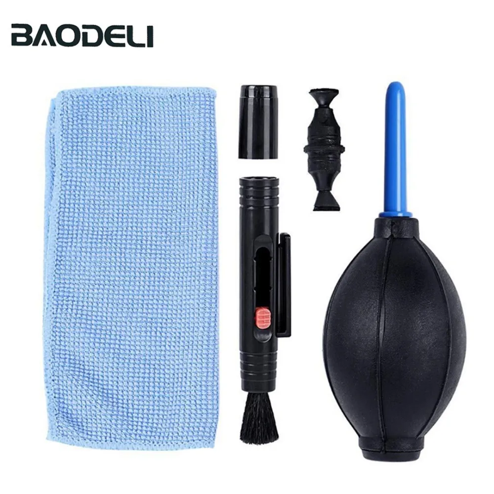 LENS CLEANING SET BAODELI фильтр для объектива, концепция Nd Fld MC Uv Macro Star Polarisatie 49 52 55 58 62 67 72 77 82 мм для Nikon Canon sony аксессуары - Цвет: LENS CLEANING SET