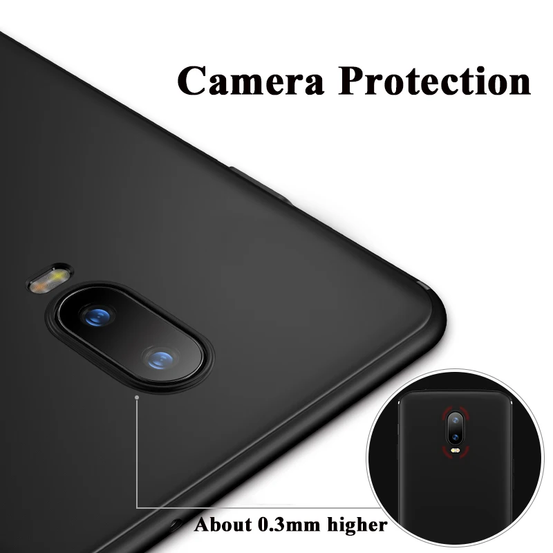 MAKAVO для OnePlus 6T чехол 360 Защита Мягкая Матовая силиконовая задняя крышка 6 One Plus