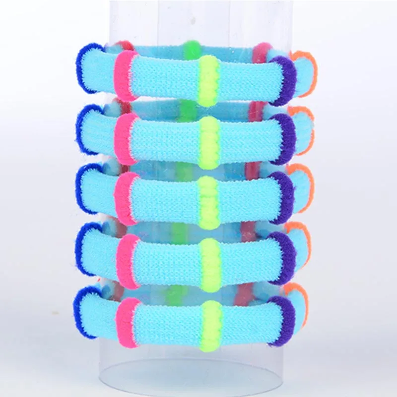 50Pcs/lot High Quality Girls Elastic Hair Bands Diameter 4 CM Accessories Rubber Rope Headwear For Women |