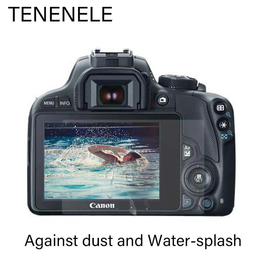 Защита экрана TENENELE для Canon EOS 100D Rebel SL1 искусственное закаленное стекло |