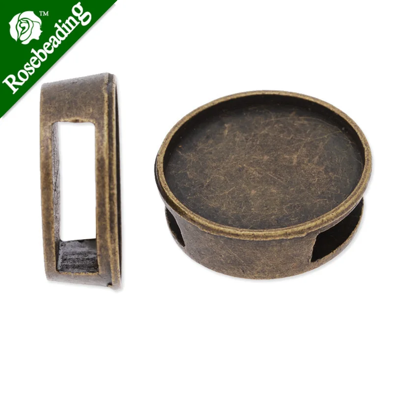 

16mm antique bronze plated pendant tray,thickness is 6mm,pendant bezel,blank settings,sold by 50pcs/lot-C3886