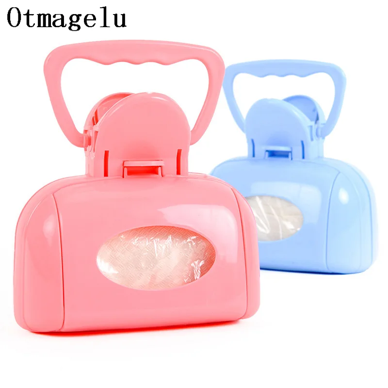 

Outdoor Short Handle Dog Scooper with Tissue Storage Pet Dog Cat Feces Level Shovel Pets Cleaning Tools Dog Accessories For Home