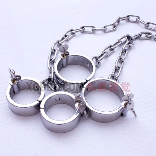 Наручники из нержавеющей стали для секса БДСМ Связывание фиксаторы раб фетиш