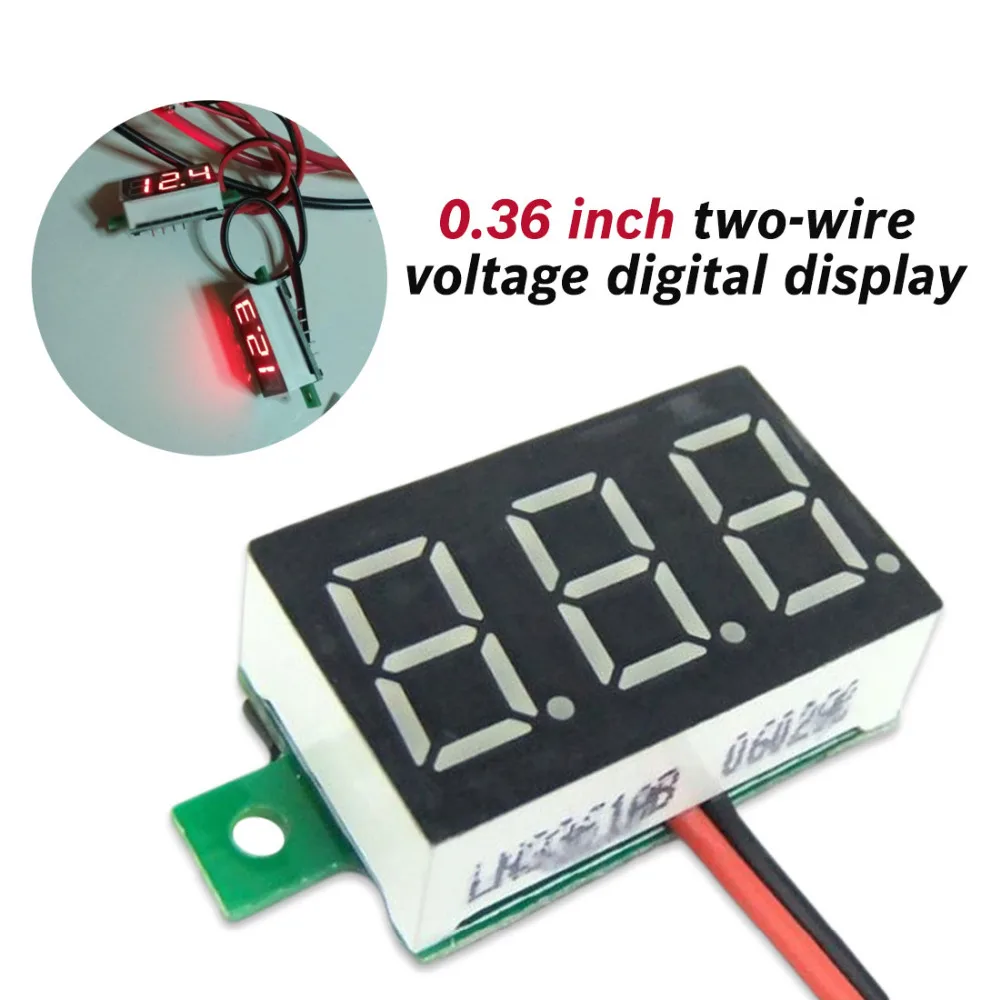 Цифровой мини вольтметр 4 5 30 в с ЖК дисплеем|panel meter|voltage panel metervoltmeter for sale |