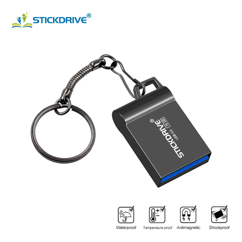Маленький мини черный USB флеш-накопитель 16 Гб Флешка 32 64 ГБ 3 0 usb флешка 128 диск