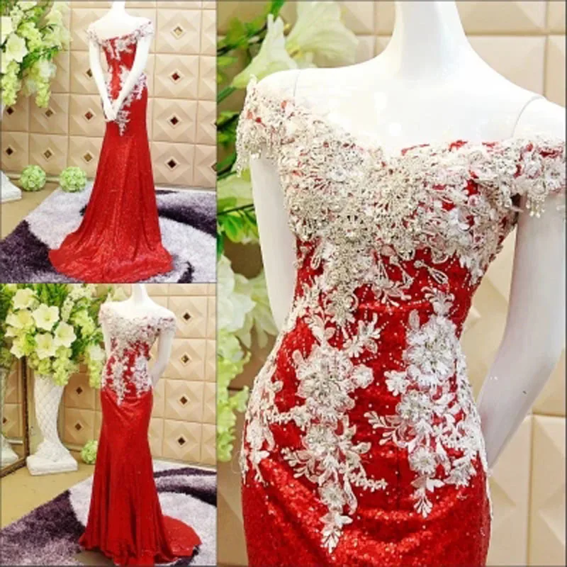 AOLANES Robe De Soiree кружевное длинное сексуальное вечернее платье с бусинами и