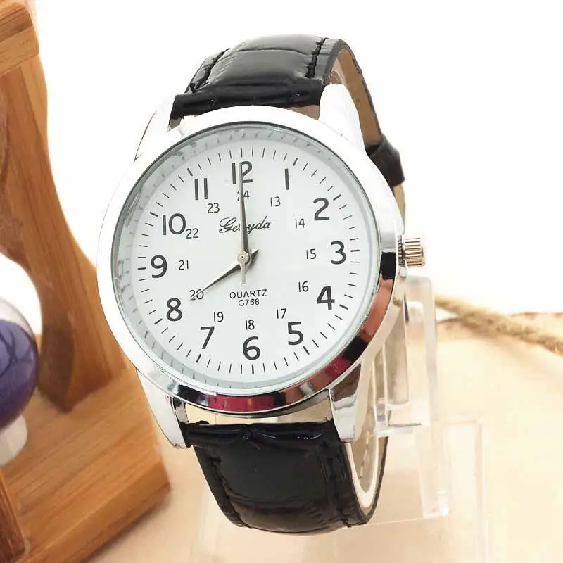 Montre homme Элегантные Аналоговые Роскошные спортивные кожаный ремешок Кварцевые Мужские наручные часы zegarek meski heren мужские часы W - Цвет: A