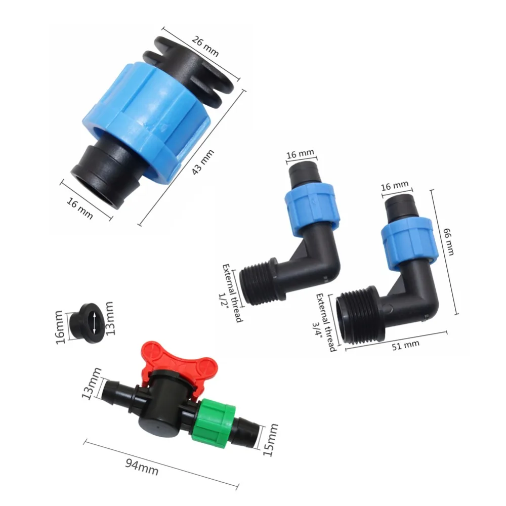 Лента капельного орошения для сельского хозяйства система полива теплицы 20/40/80 м