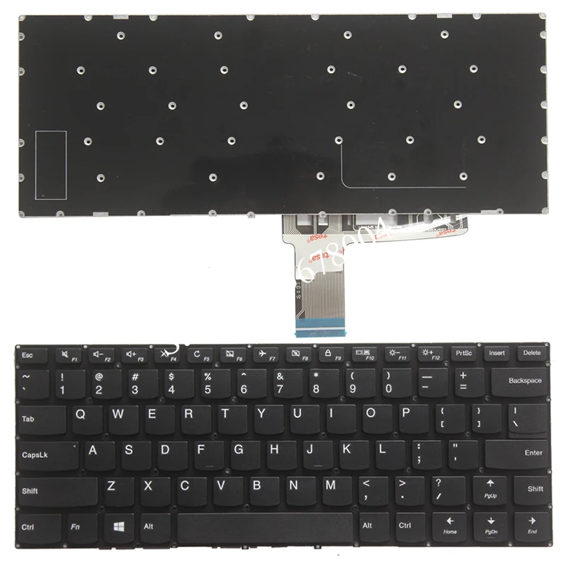 Новая клавиатура для ноутбука US Lenovo V310 14ISK 14IKB V510 с черной клавиатурой|laptop