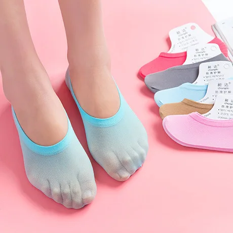 Теплые удобные хлопковые носки-Башмачки из бамбукового волокна для девочек