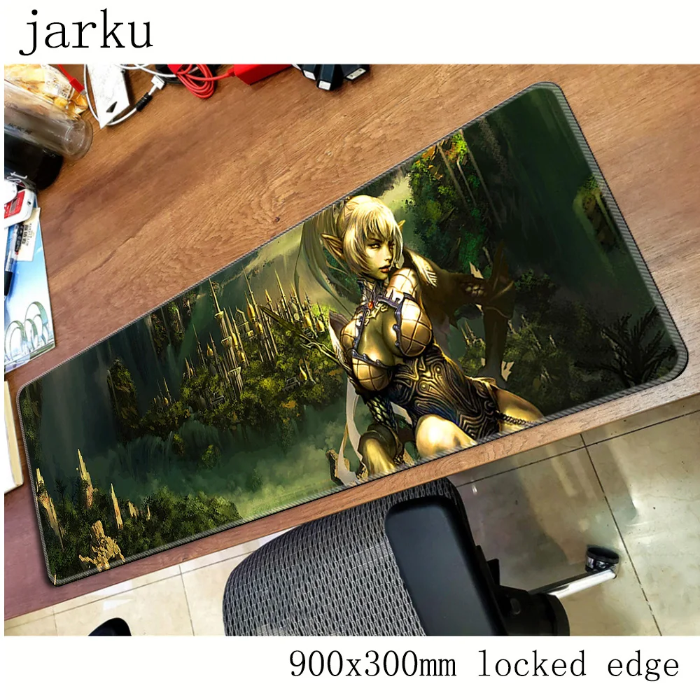 Игровой коврик для мыши lineage 2 900x300 мм большой игровой ноутбука подарок мальчика