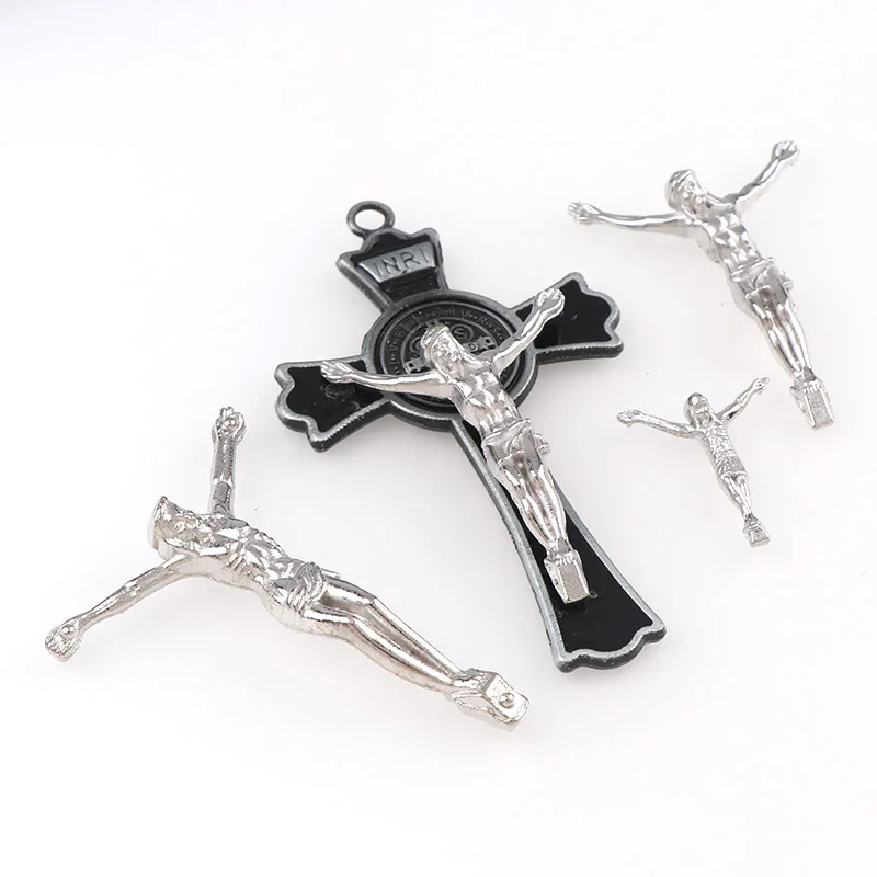 2 см/3 см/4 см Серебряный тон Jesus Christ CorpusPortrait of on the Cross ювелирные аксессуары |