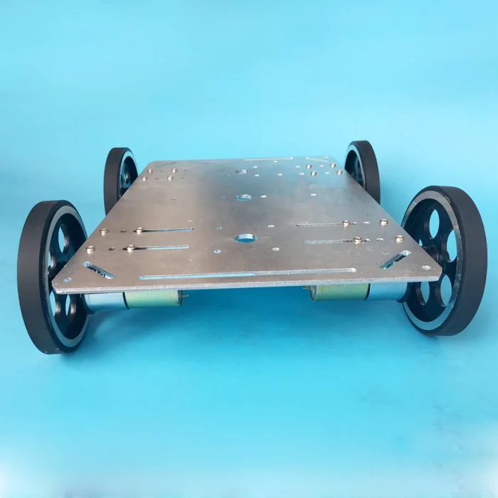 DIY Smart RC робот автомобиль шасси 4WD 37 мм Двигатель с металлическим колесом для Arduino