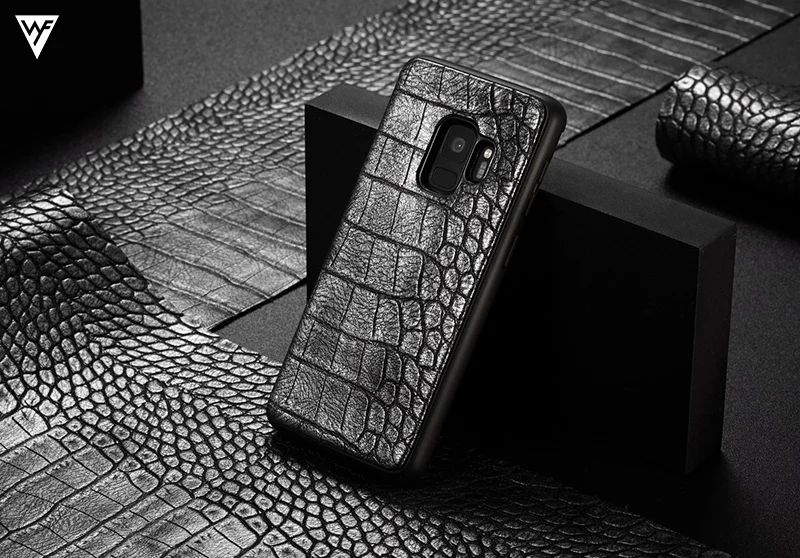 WHATIF кожаный чехол из крокодиловой кожи для samsung Galaxy Note 9 S9 Plus 2 в 1, чехол-бумажник с откидной крышкой для Galaxy S9 Plus Note9 S9