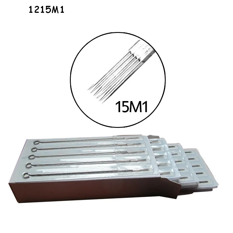 50 шт./кор. одноразовые предварительно простиранные иглы для татуировки 15 Magnum