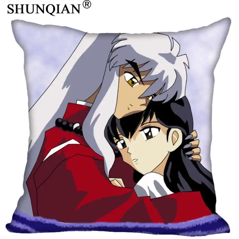 Новый Популярный пользовательский Inuyasha квадратный чехол для подушки s на молнии