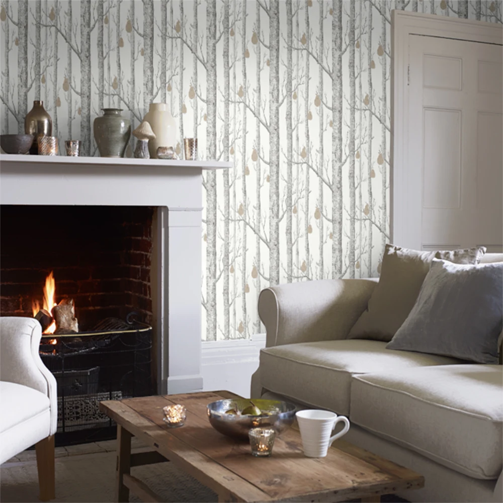 Contemporary Restyled Tapety Gray Birch trees with yellow pears wallpaper Scandinavian papel de pared Woods & Peals FC48001
Contemporary Restyled Tapety Gray Birch trees with yellow pears wallpaper Scandinavian papel de pared Woods & Peals FC48001