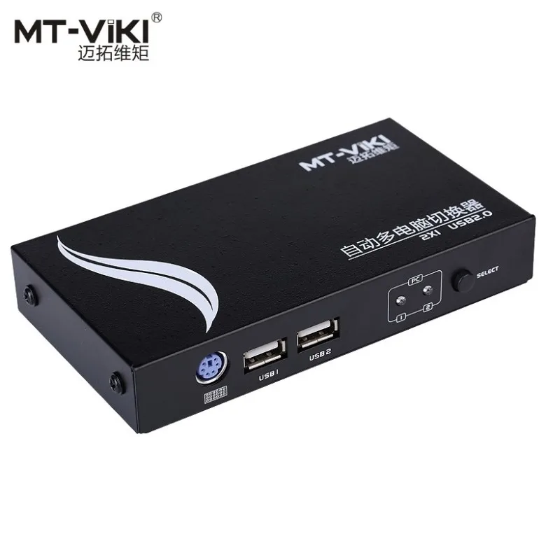 Автоматический переключатель KVM с 2 портами USB PS/2 кнопка или доступа для