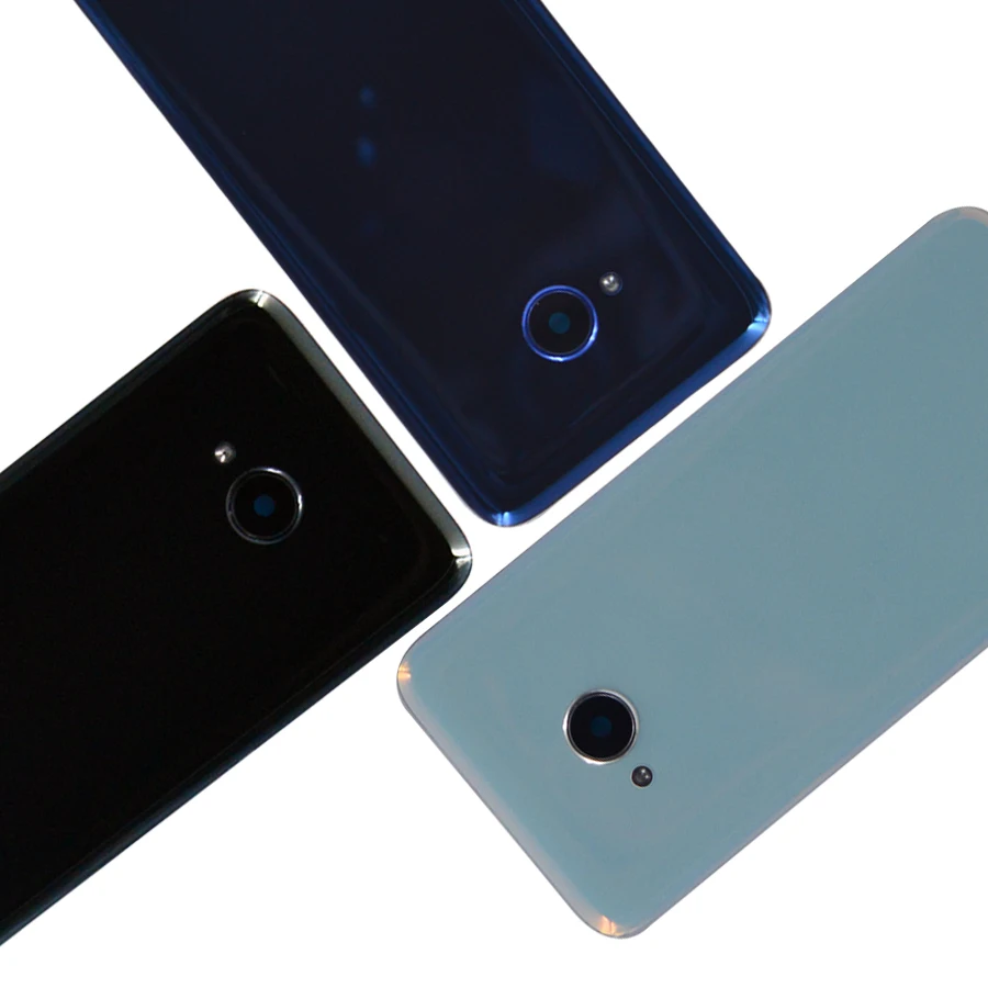Для htc U11 life задняя крышка корпуса батареи с объективом камеры задний стеклянный чехол Замена для htc U11 lite задняя крышка корпуса