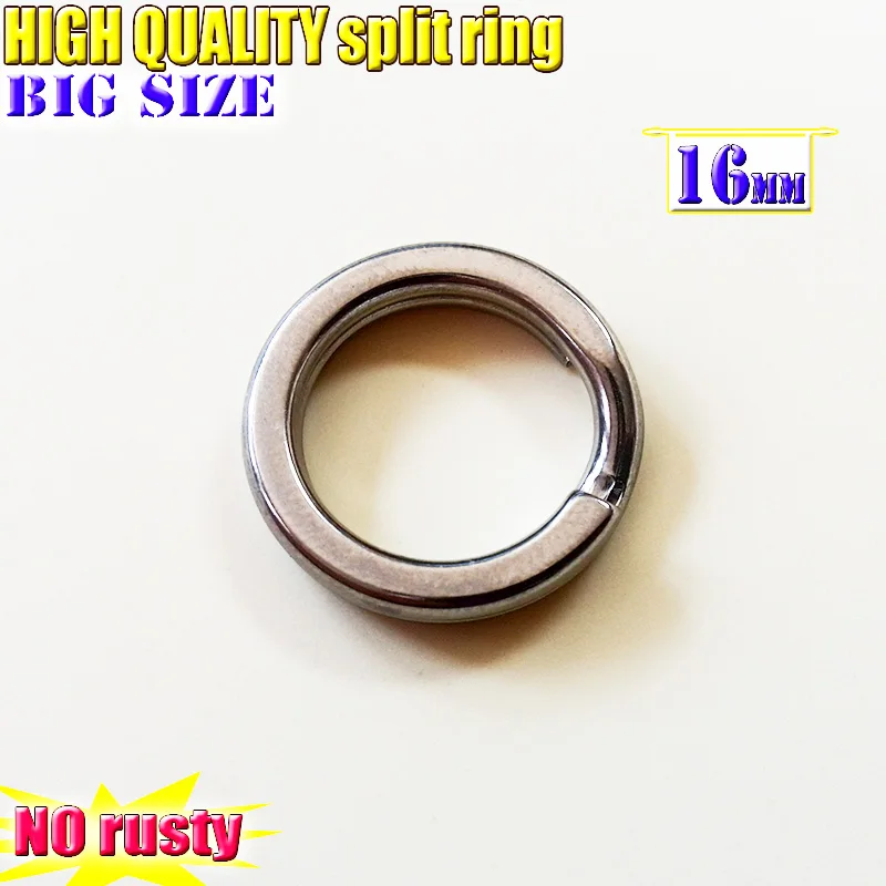 

2018 new fishing split rings high quality not rusty stainless steel polishing technology 200pcs/lot