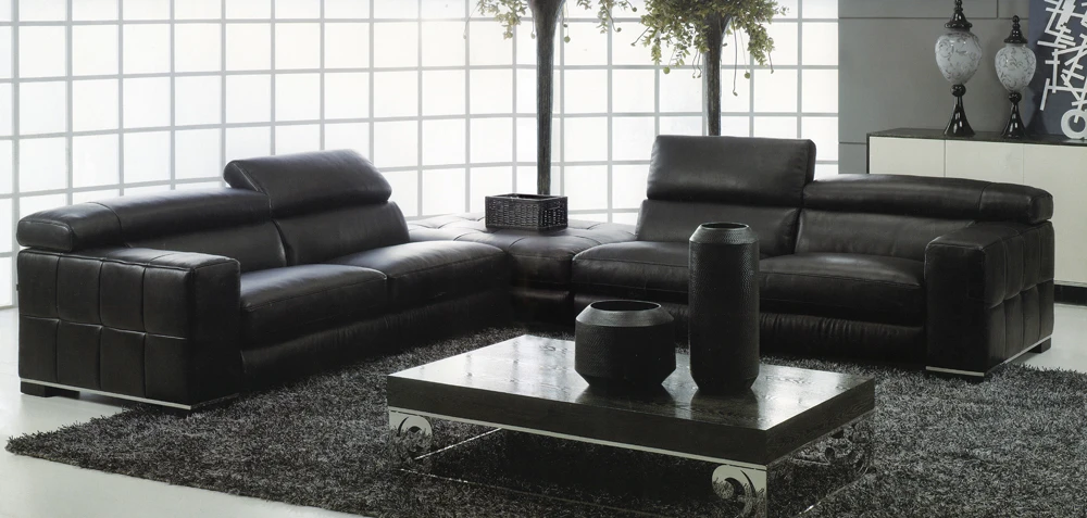 Дизайнерский Современный стильный первоклассный угловой диван из коровьей