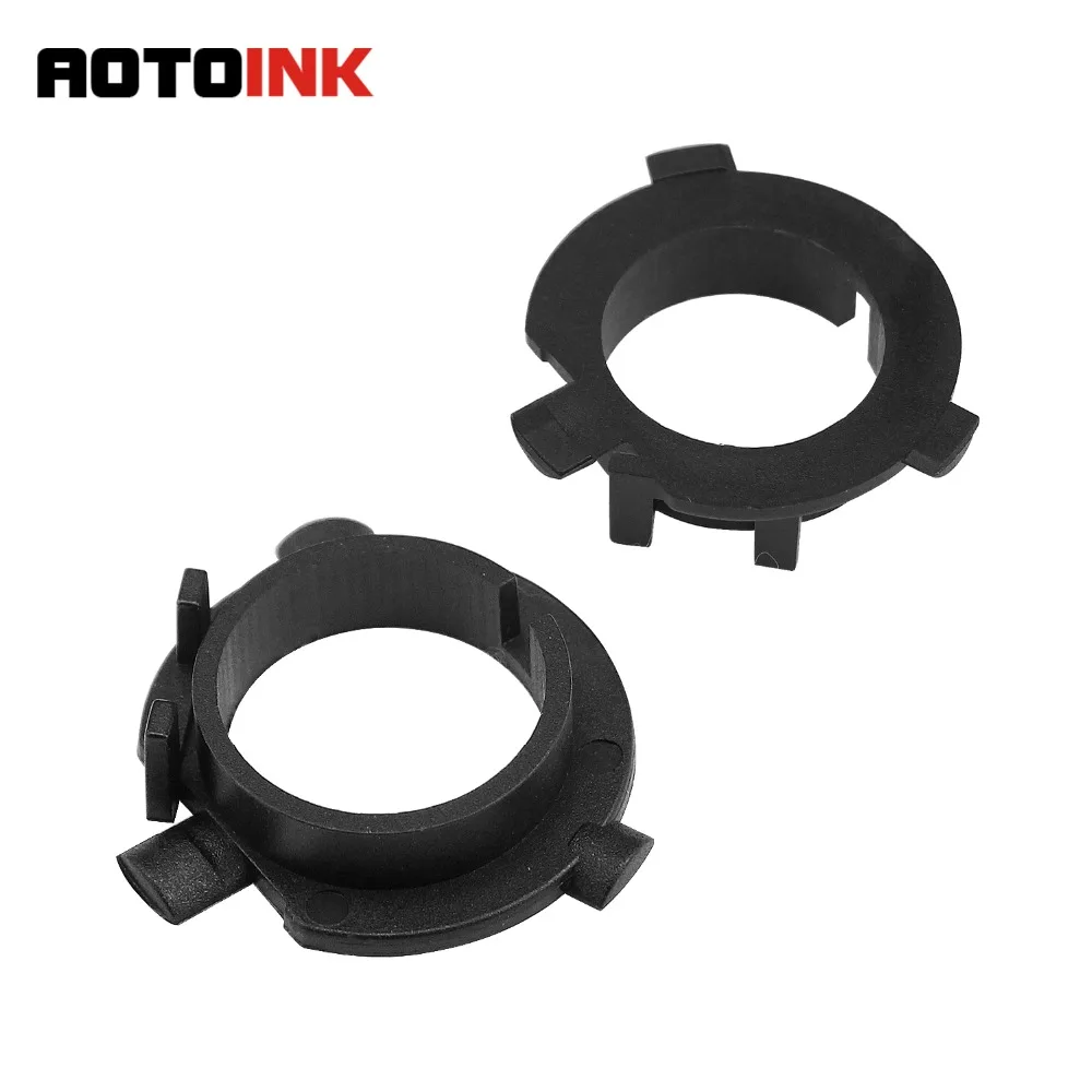 

2Pcs H7 LED kit Headlights Bulb Base Holder Adapters H7 Headlamp Retainer Sockets Adaptor for Kia Hyundai Sorento Gerui AJ