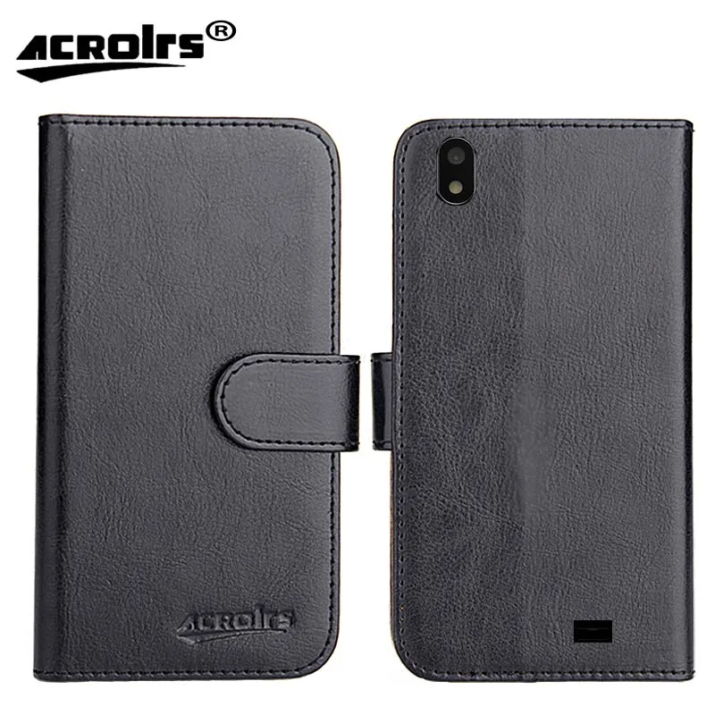

Prestigio Wize Q3 3471 Duo Case 6 Colors Dedicated Leather Exclusive Special Crazy Horse Phone Cover Cases Card Wallet+Tracking