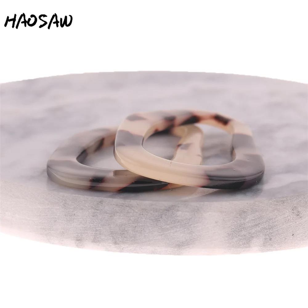 HAOSAW 28*43 мм 6 шт./лот амулеты уксусной кислоты DIY аксессуары ручной работы части/Ювелирные изделия/Серьги Аксессуары для изготовления