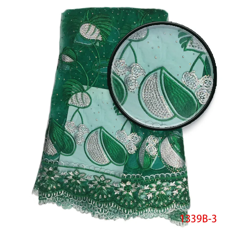 Новинка 2017 года Дизайн хорошее качество камень Кружево Африканский чистая Ткань