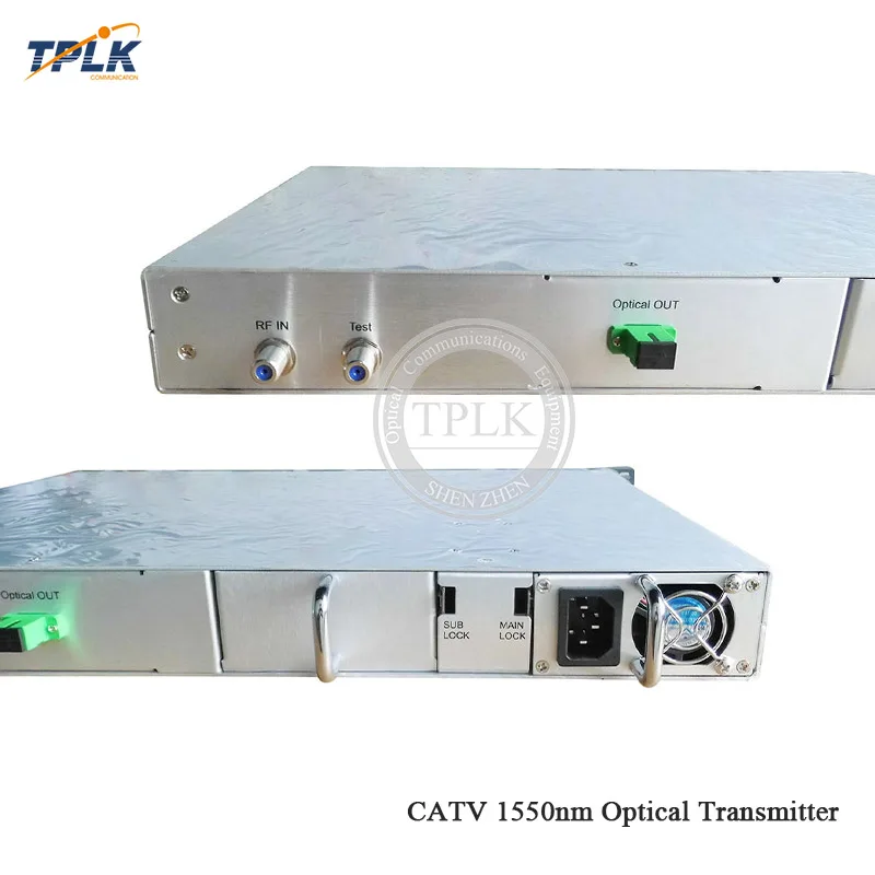 Оригинальная Лучшая цена CATV 1550nm оптический передатчик, 2 МВт и 10 мВт для варианта, прямой светильник модуляции интенсивности SC/APC разъем