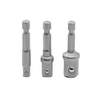 3 шт.лот набор переходников из хромированной ванадиевой стали с шестигранным хвостовиком для удлинительных сверл 14 