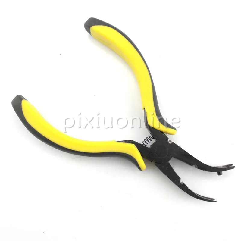 1pc J235 Thin Nose Bent Pliers Model Ball-head Tension Rod Disassembly Curved Cutting Pliers DIY Tools Free Shipping Russia
