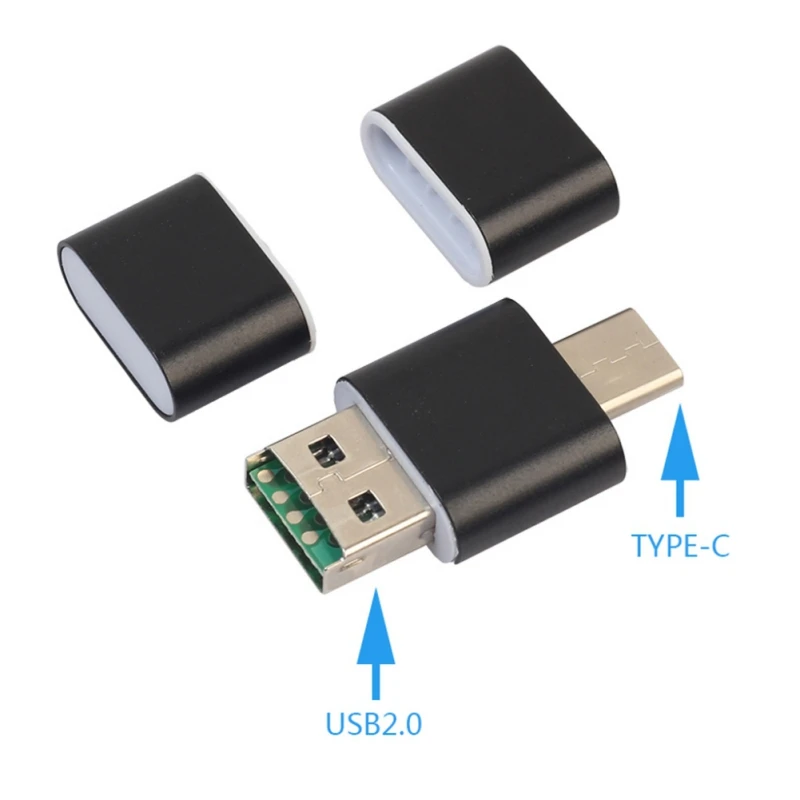 Универсальный кардридер 2 в 1 OTG Type-C USB 0 A Micro Combo TF SD Type C для смартфонов ПК |