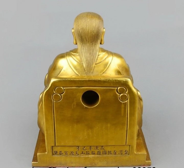 Китайский латунный воин базальтическая змея черепаха XuanTian ZhenWu император Бог