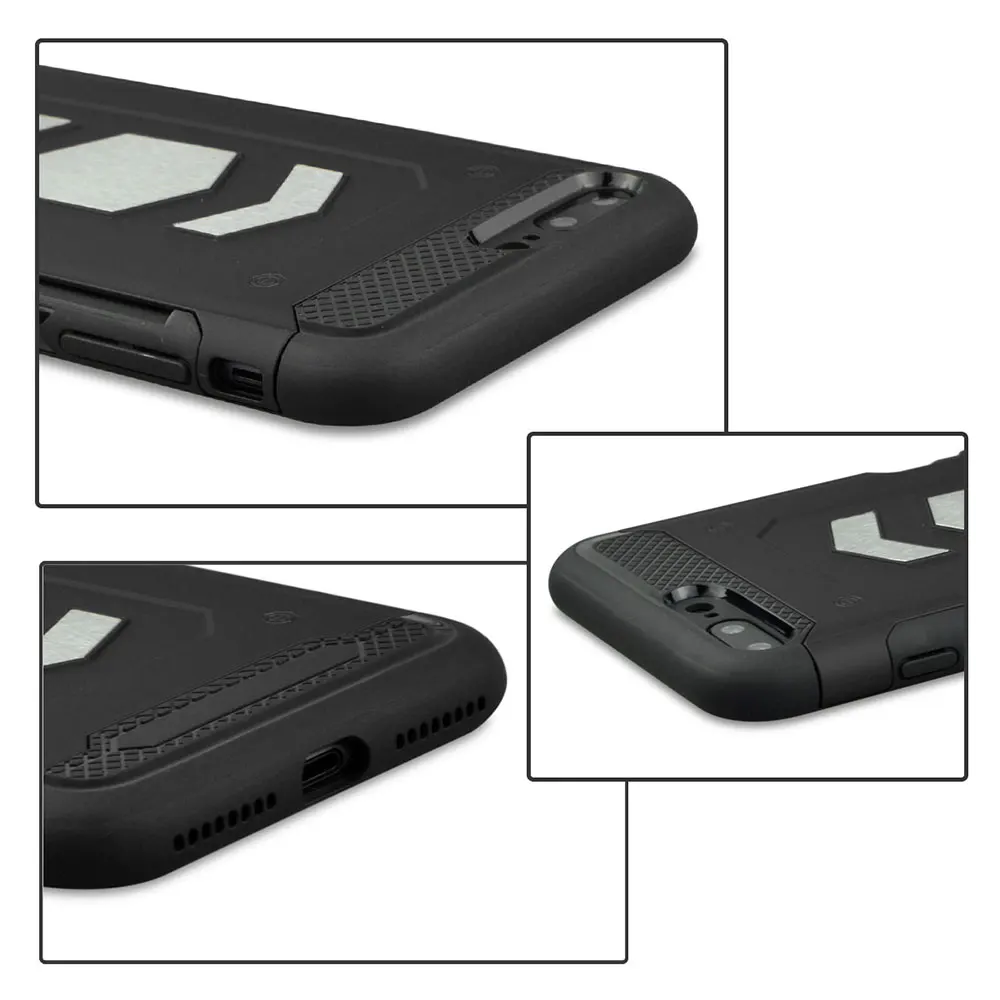 KISSCASE Armor Shockproof Phone Case For iPhone 7 8 6 6s Magnetic Holder Card X XS Plus Cover |