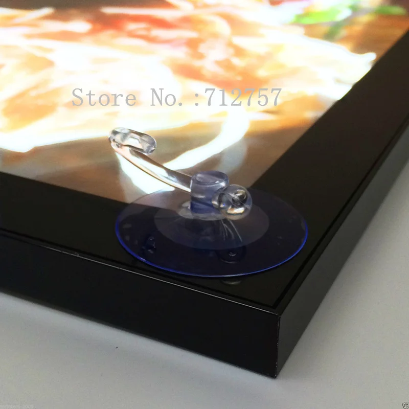 4 шт супер тонкий магнитный открытые Алюминий рамка Светодиодный светильник ed