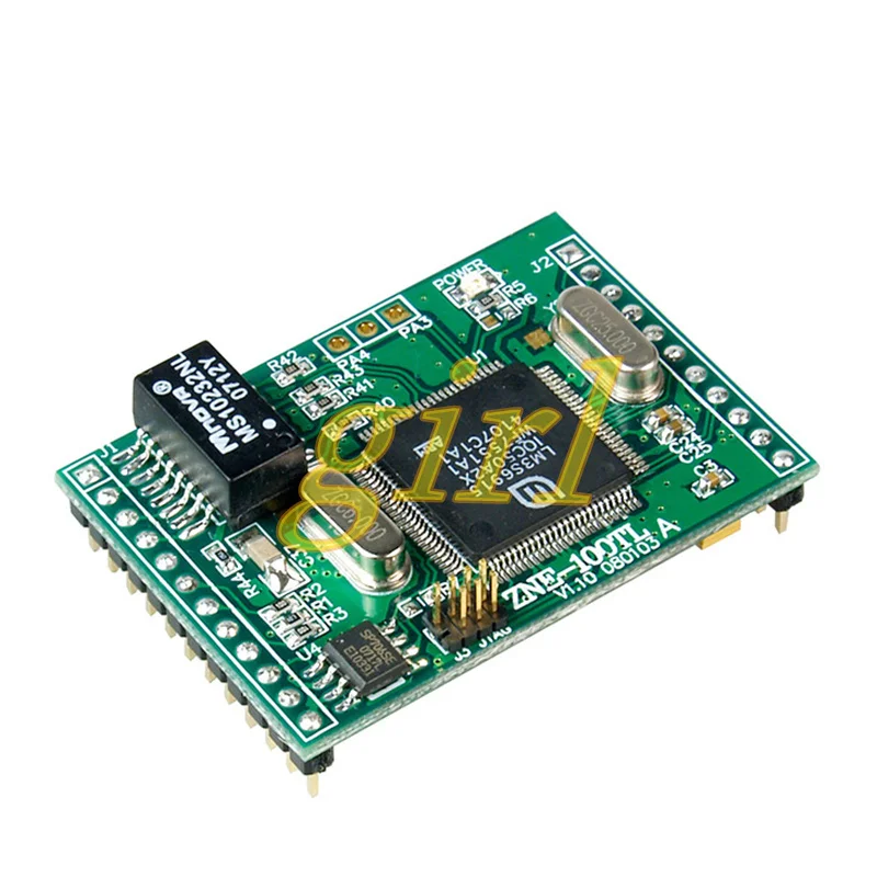 ZNE 100TA последовательный порт к Ethernet модулю TTL RJ45|Крышки переключателей| |
