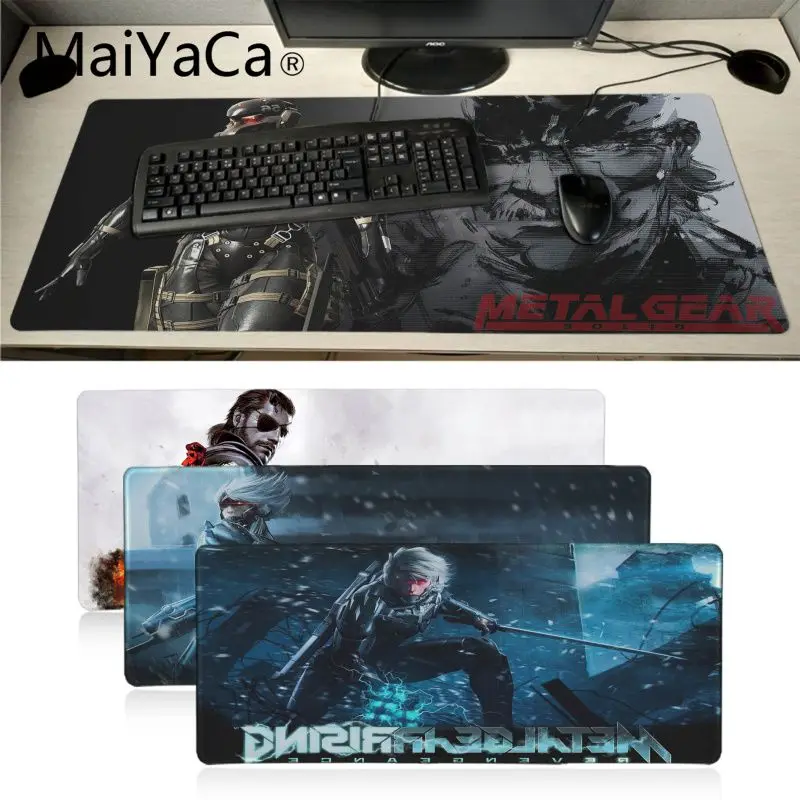 Нескользящий игровой коврик для мыши MaiYaCa из металла и ПК игрового ноутбука