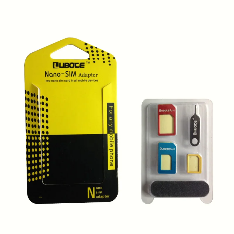 Snowkids SIM Card Adapter 5 in 1 Nano Micro Adapters Standard Eject Pin for All Phones | Мобильные телефоны и аксессуары