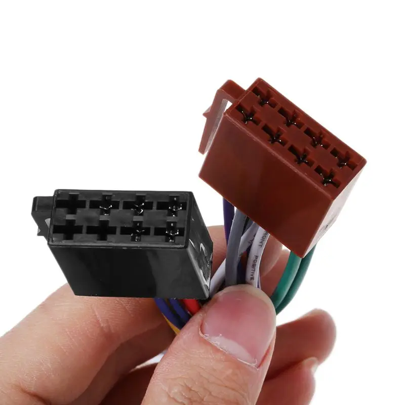 

ISO Car Radio Wiring Harness Adapter Plug Cable For TOYOTA Lexus MR2 Land Cruiser RAV4 Solara Yaris Cables, Adapters and Sockets